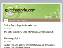 Tablet Screenshot of galatinastoria.com